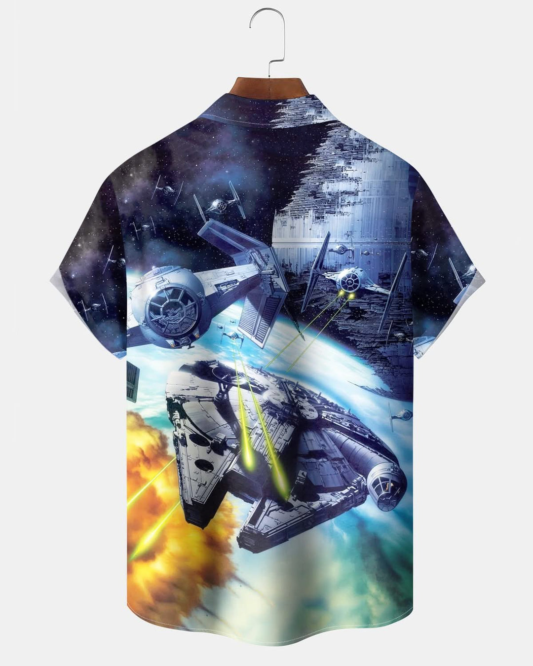 Alohadaddy® Vintage Star Wars Spaceship Print Pocket Stretch Men&