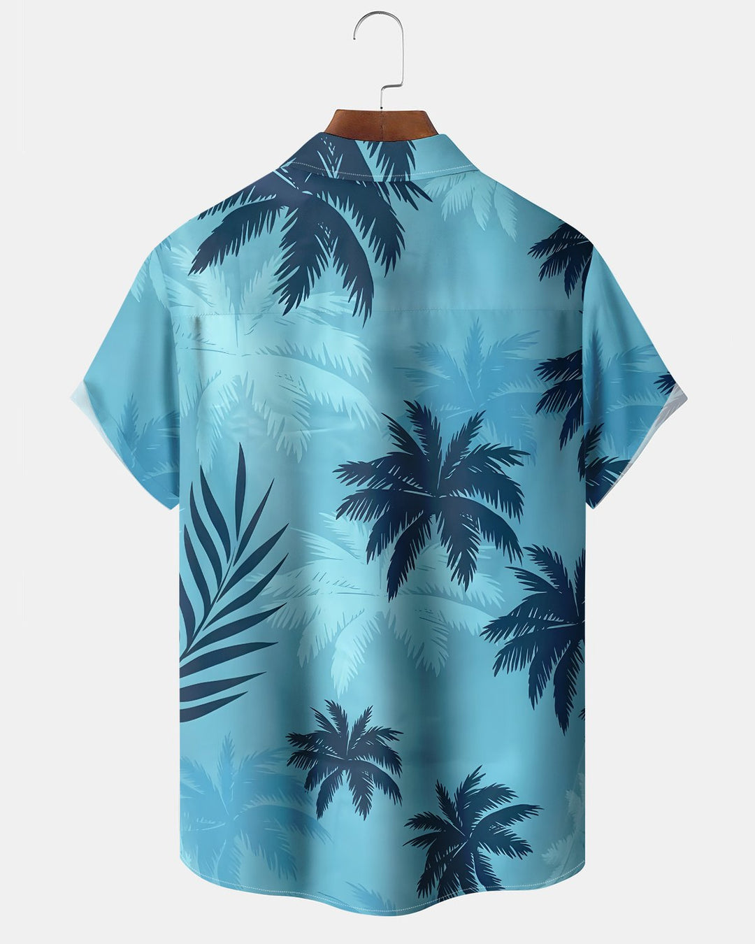 Alohadaddy® Hawaiian Palm Tree Print Art Button Pocket Cardigan Men&