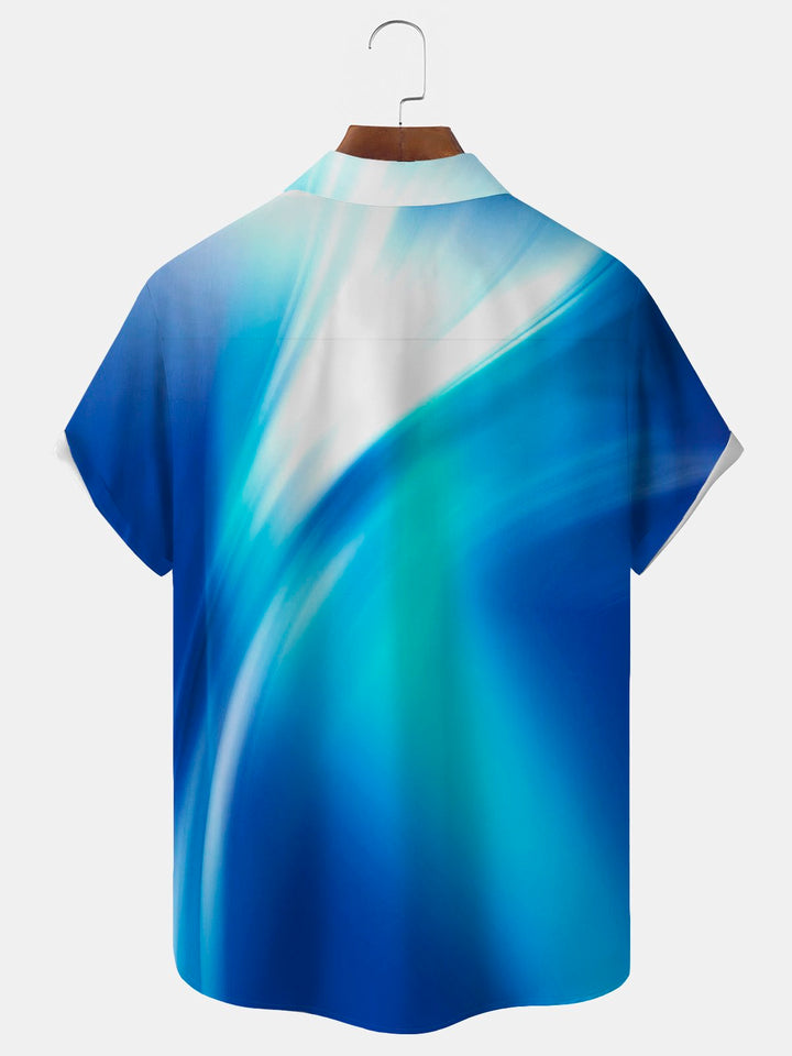 Alohadaddy® Hawaiian Retro Coconut Tree Gradient Print Men&
