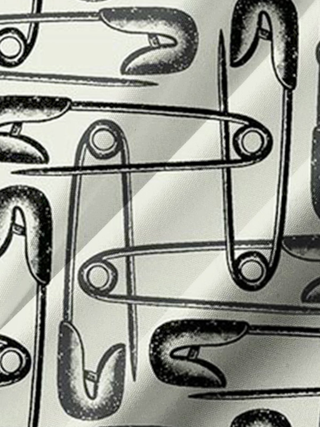 Alohadaddy® Vintage Paper Clip Art Chest Pocket Mens Short Sleeve Shirt Big &amp; Tall