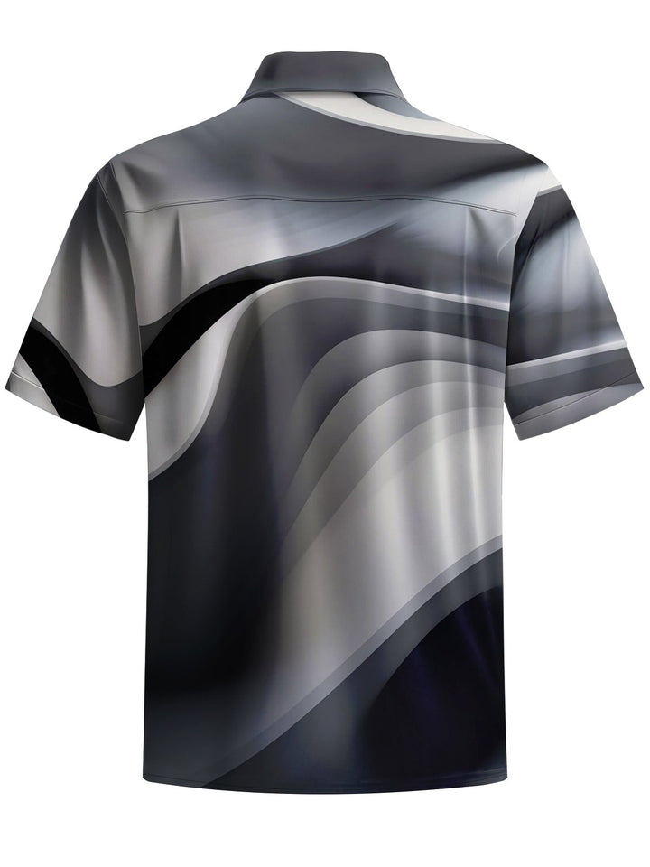Alohadaddy® Casual Abstract Print Art Pocket Stretch Men&