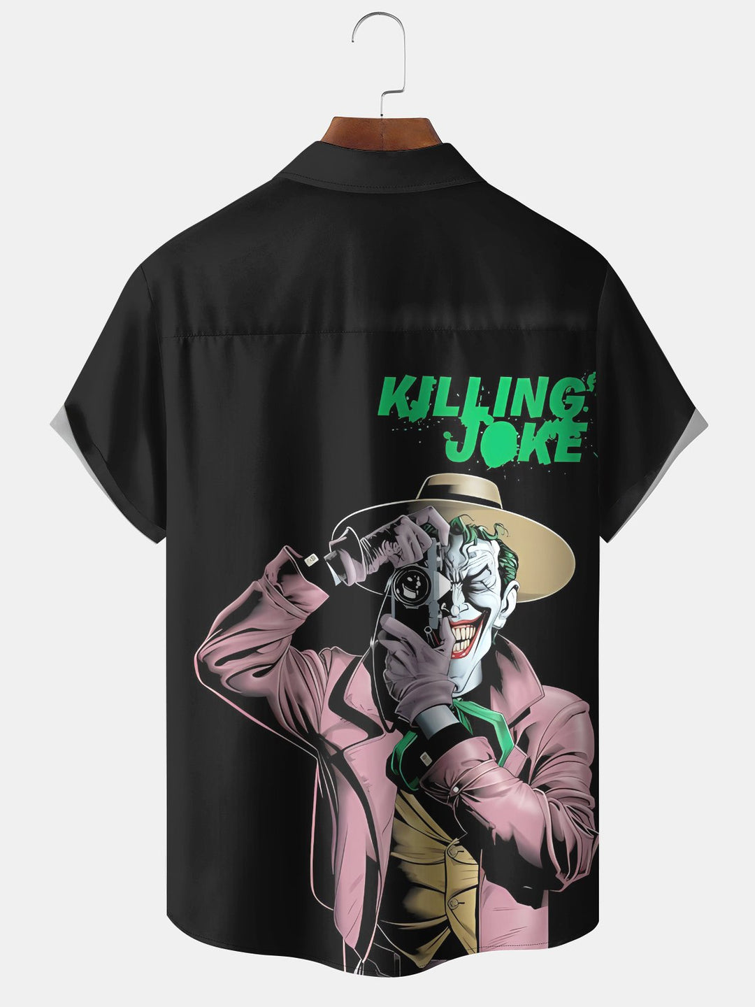 Alohadaddy® Vintage The Killing Joke Abstract Print Pocket Elastic Button Men&