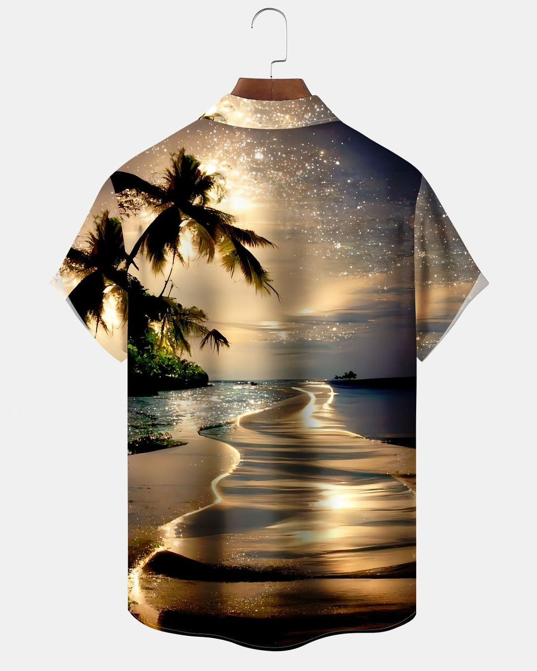 Alohadaddy® Casual Beach Vacation Print Artistic Cardigan Men&