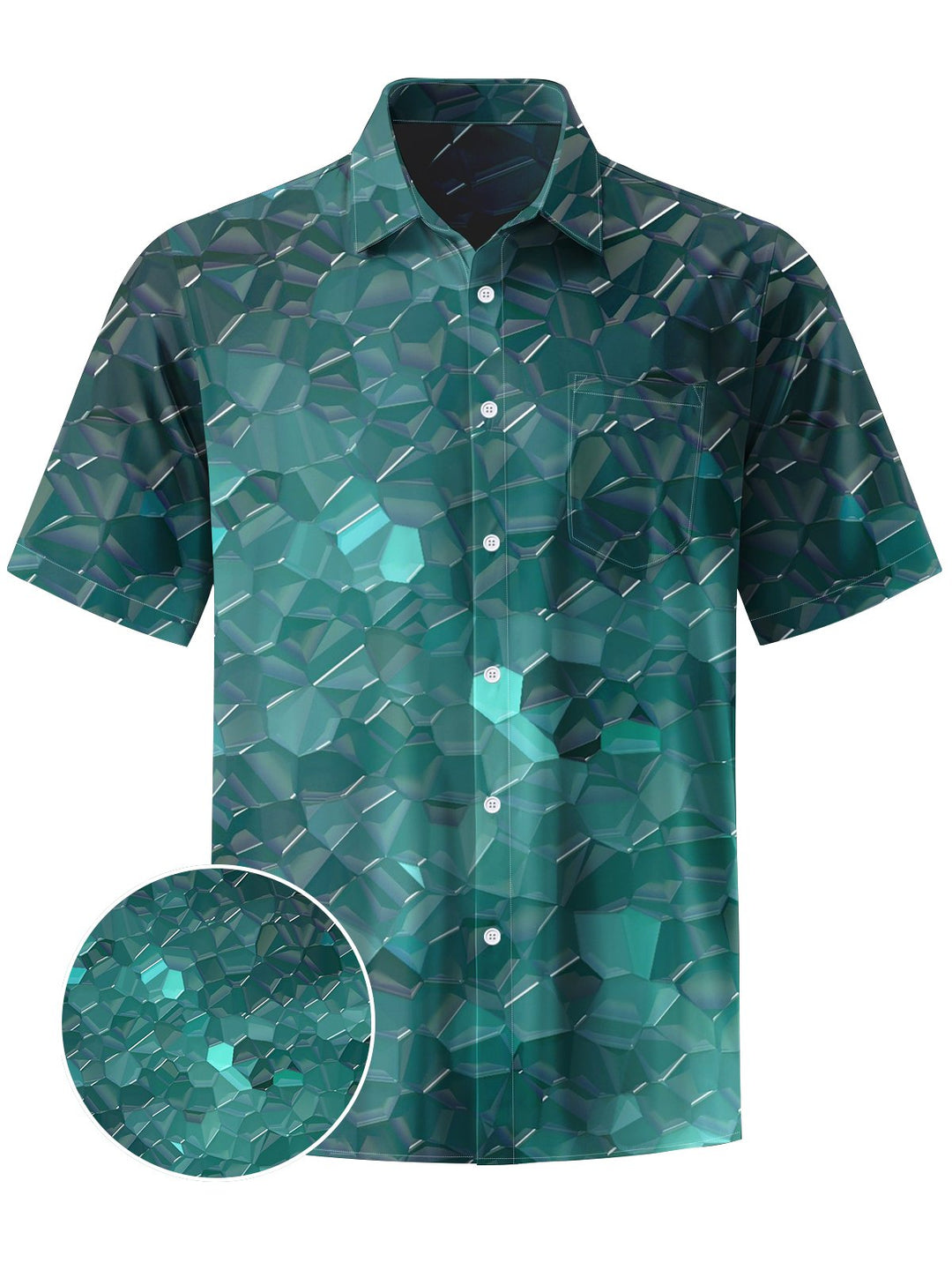 Alohadaddy® Vintage Gradient Geometric Art Print Men&