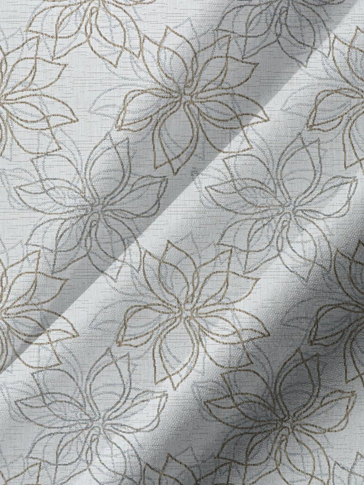 Alohadaddy® Casual Floral Art Print Chest Pocket Men&