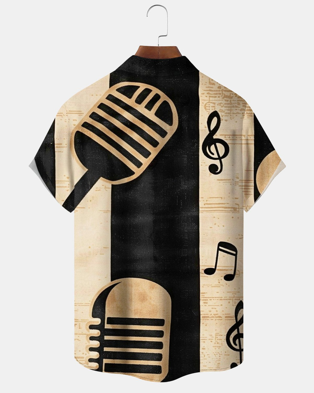 Alohadaddy® Casual Note Microphone Print Men&