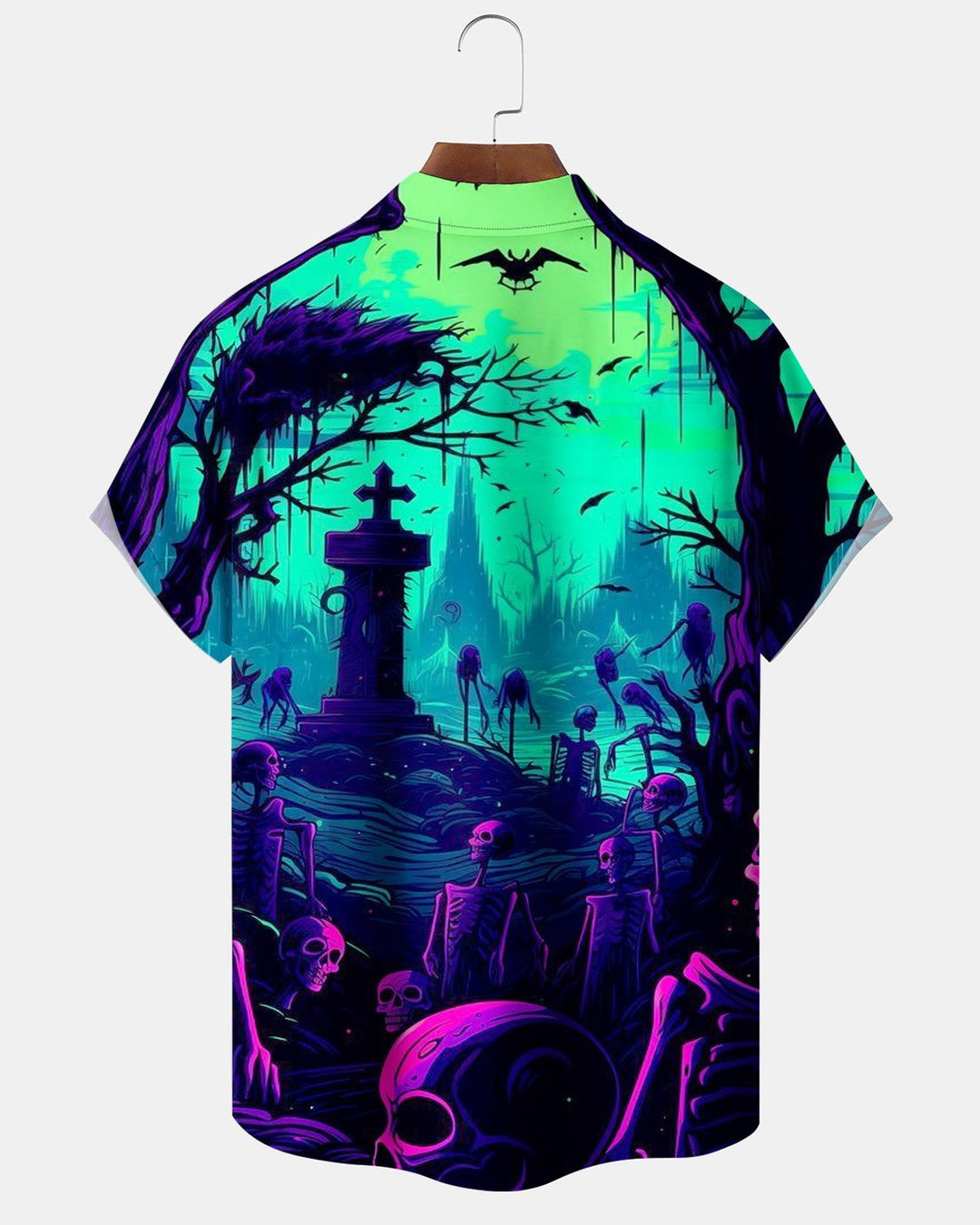 Alohadaddy® Holiday Halloween Skeleton Graveyard Zombie Men&
