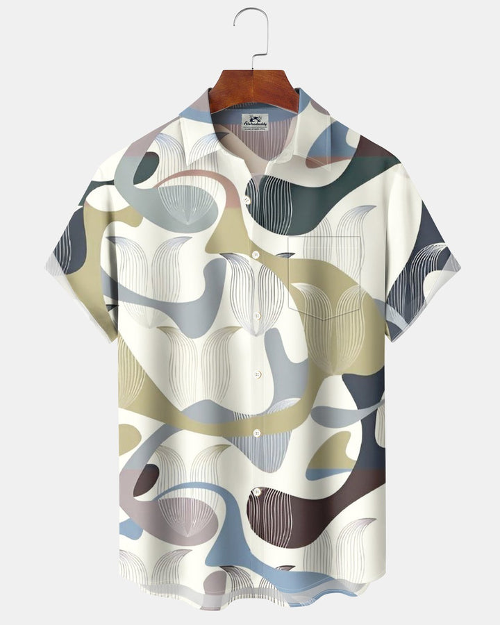 Alohadaddy® Casual Geometric Print Men&