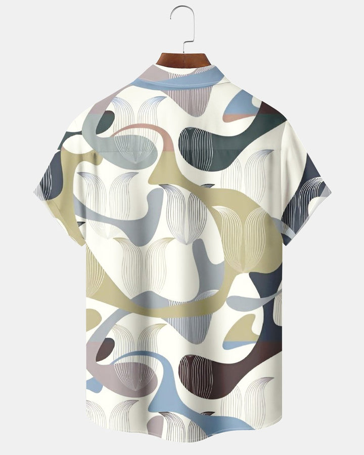 Alohadaddy® Casual Geometric Print Men&