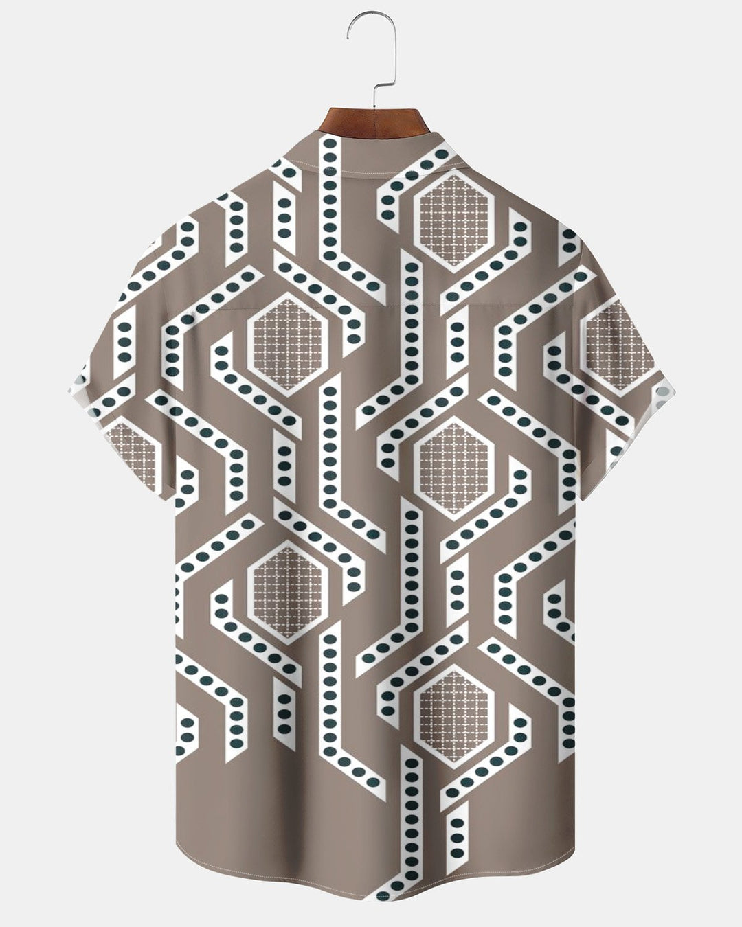 Alohadaddy® Casual Geometric Stripe Print Men&