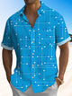 Alohadaddy 50s Vintage Mid Century Geometric Line Hawaiian Shirt