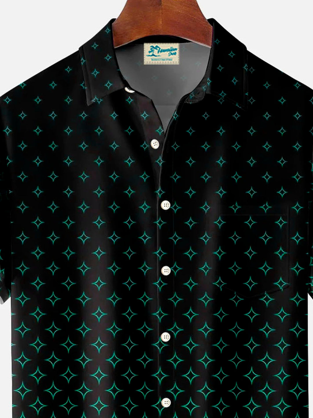 Alohadaddy Retro Geometric 3D Digital Print Men&