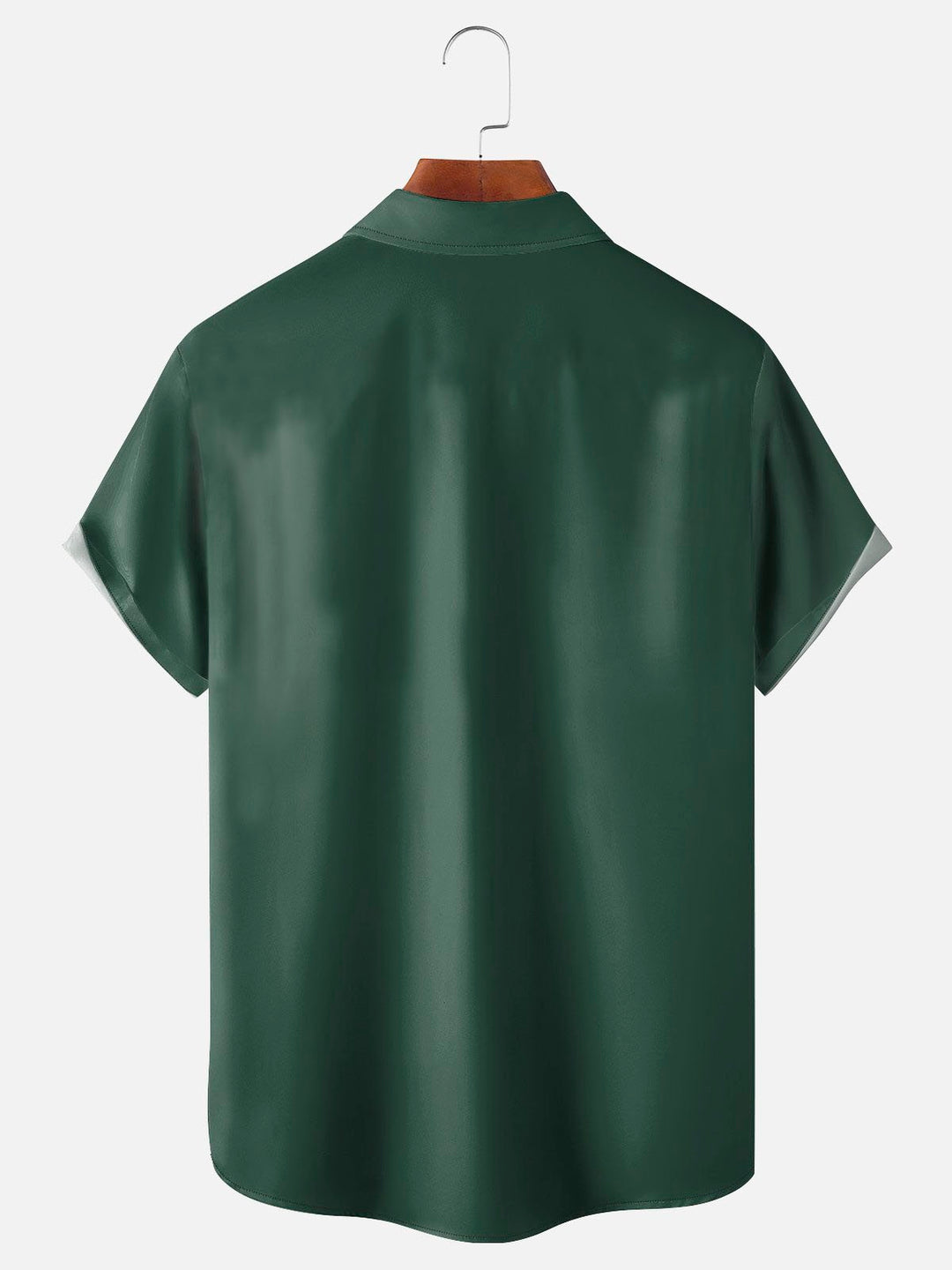 Camisa de manga corta con bolsillo abotonado para hombre con estampado de bolos de bambú vintage de Alohadaddy