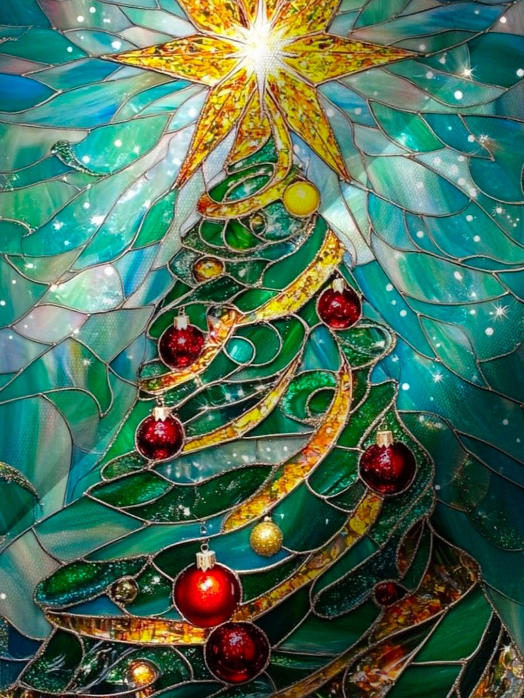 Alohadaddy® Christmas Tree Print Art Pocket Stretch Men&