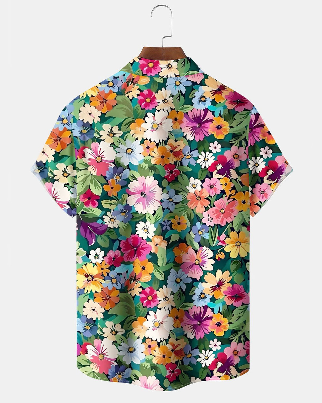 Alohadaddy® Casual Floral Print Art Button Pocket Cardigan Men&