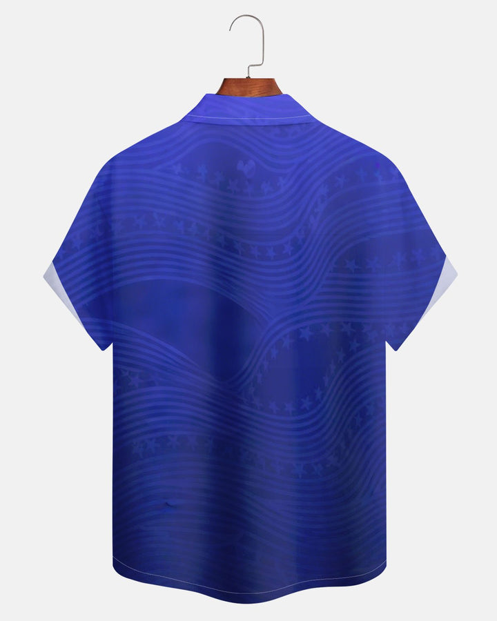 Alohadaddy® Casual Football Sport Print Art Button-Down Cardigan Men&