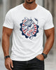 Alohadaddy® Holiday/Labor Day Graphic Crew Neck Short-Sleeve T-Shirt