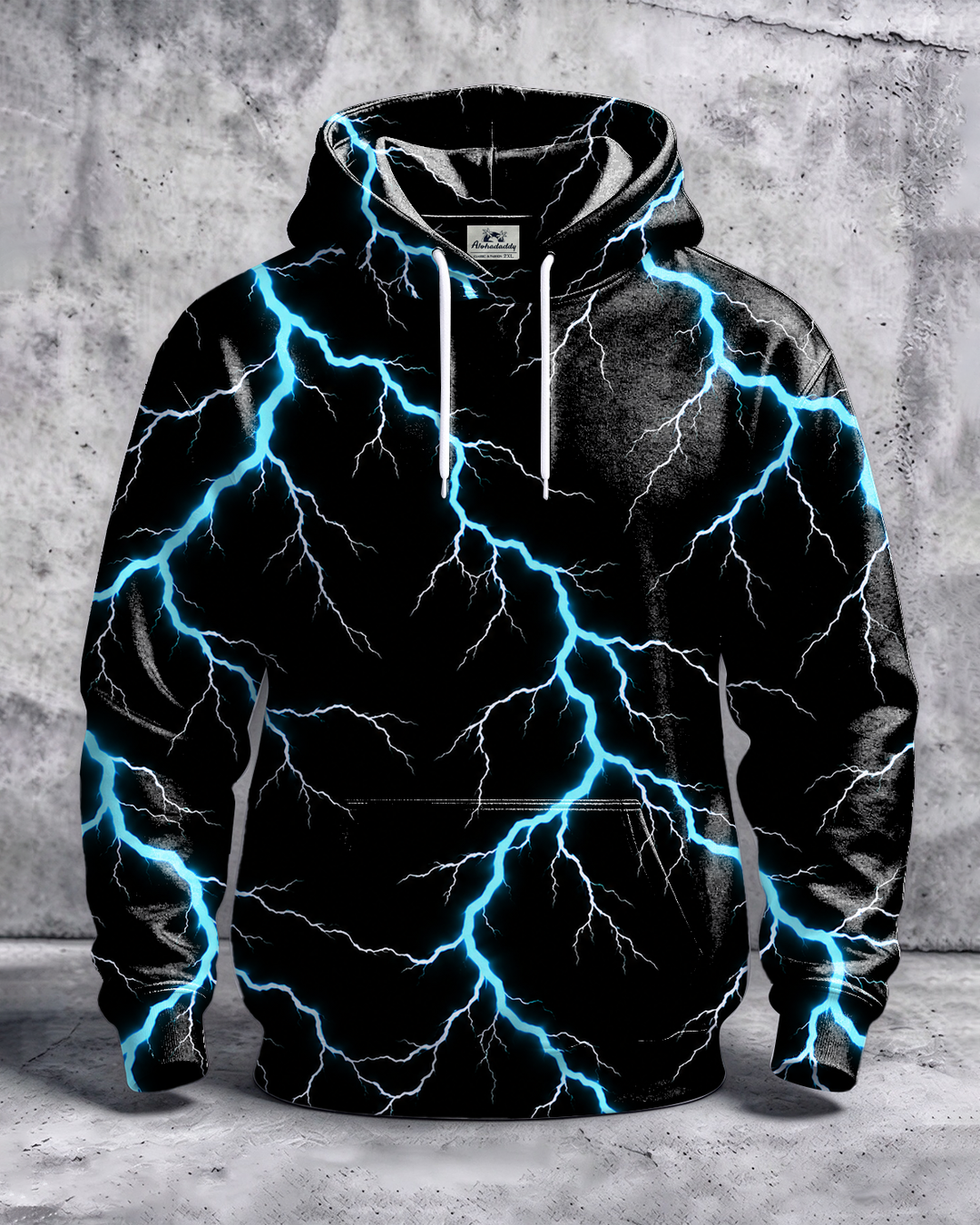 Alohadaddy® Men’s Abstract Print Pullover Hoodie