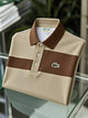 Alohadaddy® Men's Classic Business Colorblock Logo Button-Down Short Sleeve Polo Shirt Big & Tall