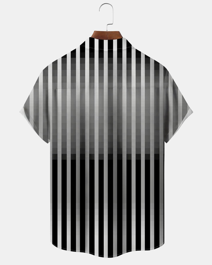 Alohadaddy® Basic Striped Print Men&