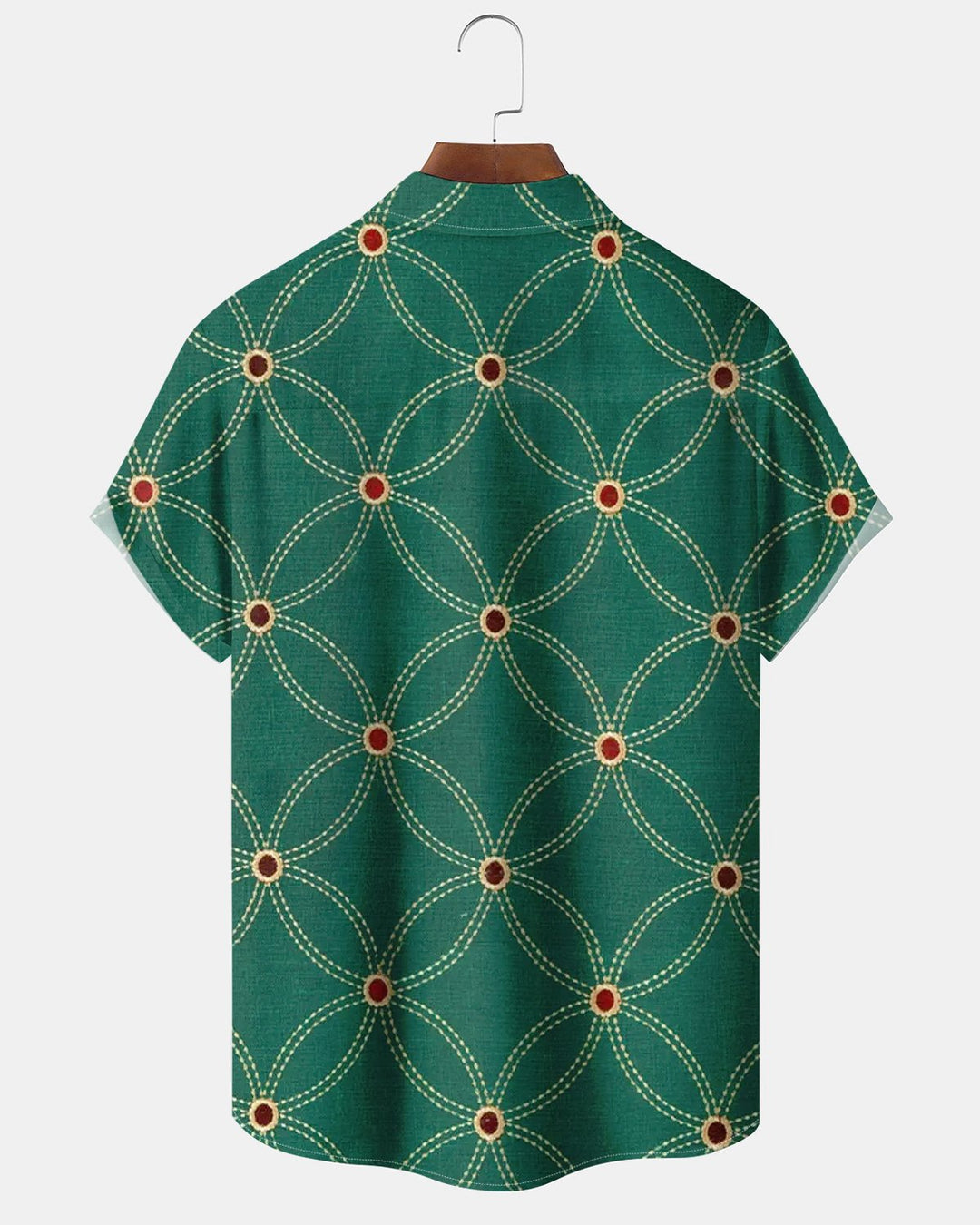 Alohadaddy® Casual Polka Dot Geometric Print Men&