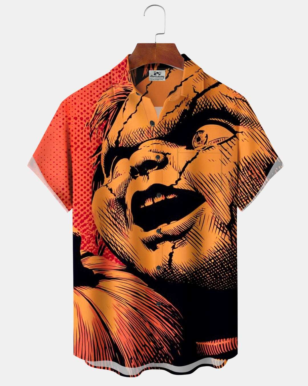 Alohadaddy® Halloween Movie Portrait Pumpkin Print Men&