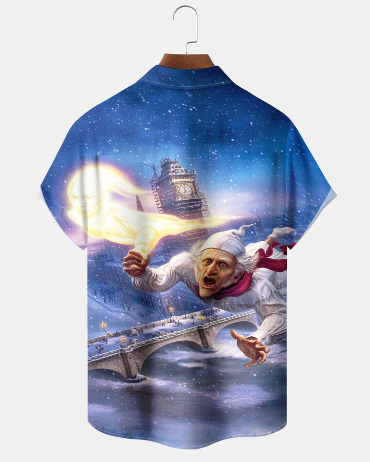 Alohadaddy® Holiday Christmas Fun Santa Claus Print Men&