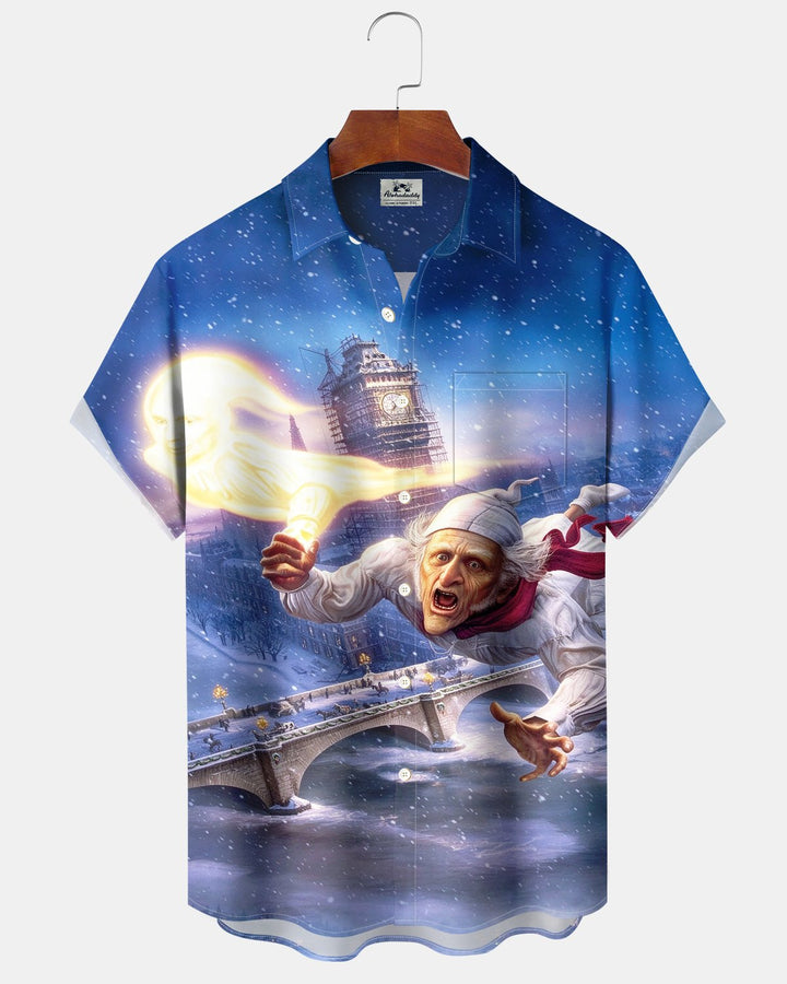 Alohadaddy® Holiday Christmas Fun Santa Claus Print Men&