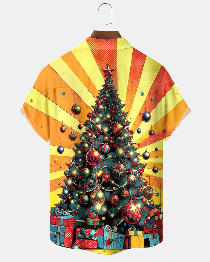 Alohadaddy® Holiday Christmas Tree Print Men&