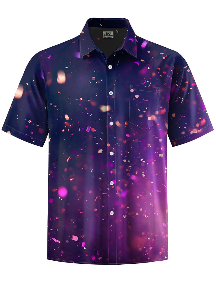 Alohadaddy® Vintage Ombre Party Art Print Chest Pocket Men&