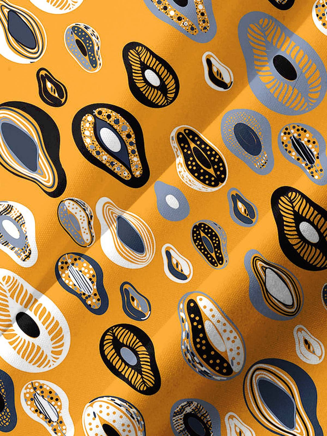 Alohadaddy® Casual Papaya Print Art Pocket Elastic Men&