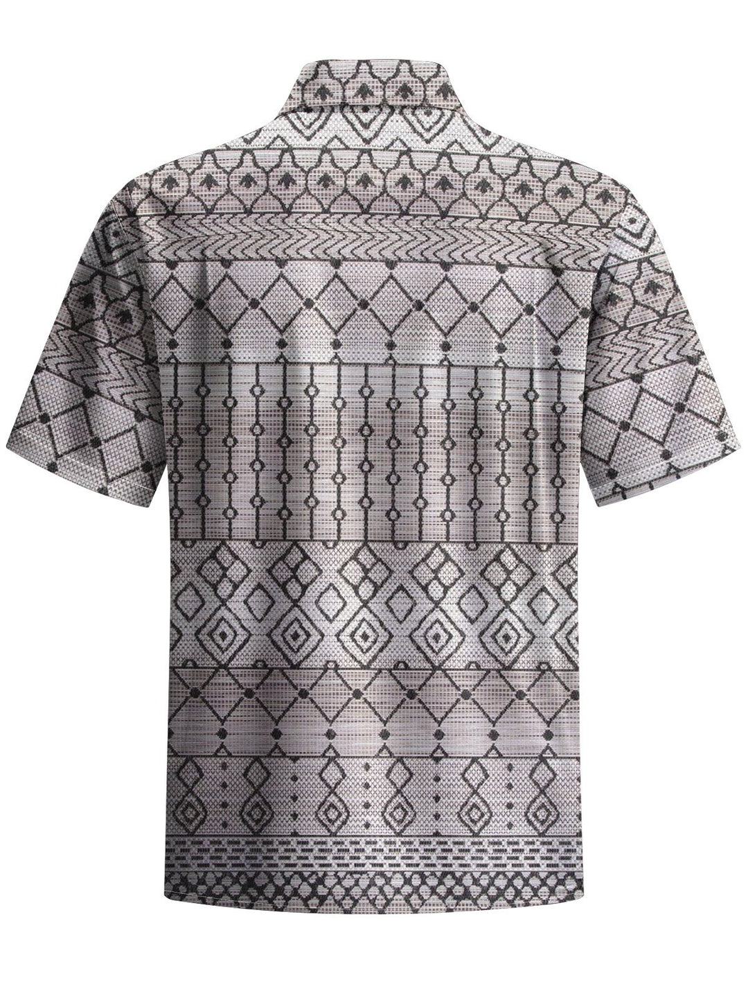 Alohadaddy® Casual Geometric Art Print Pocket Stretch Men&
