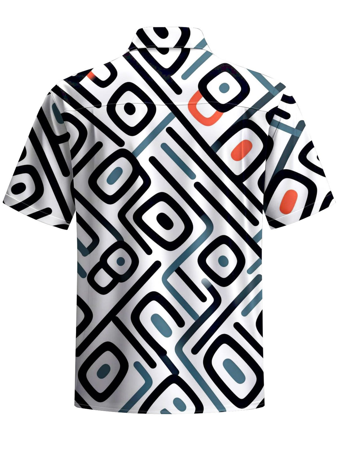 Alohadaddy® Casual Geometric Print Button Pocket Stretch Men&
