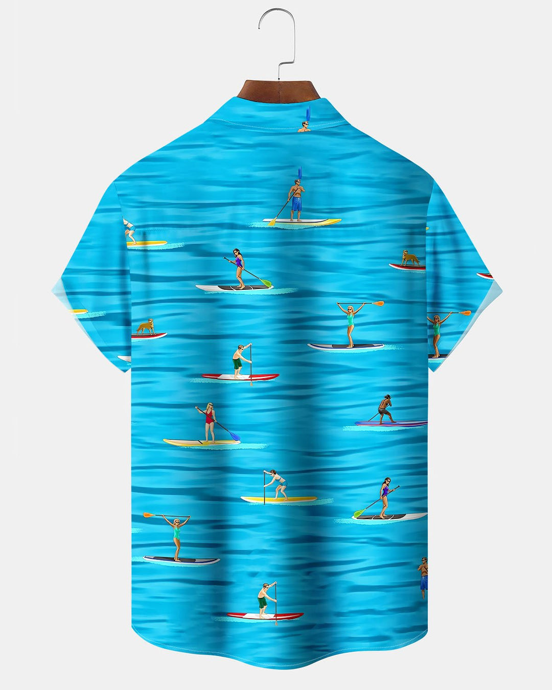 Alohadaddy® Casual Boating Art Print Cardigan Men&