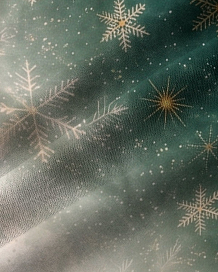 Alohadaddy® Holiday Christmas Snowflake Print Men&