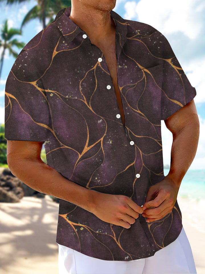 Alohadaddy® Vintage Abstract Art Print Moisture Wicking Stretch Men&