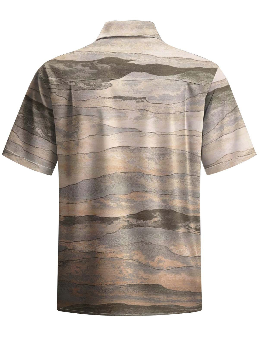 Alohadaddy® Vintage Stripe Print Chest Pocket Stretch Men&