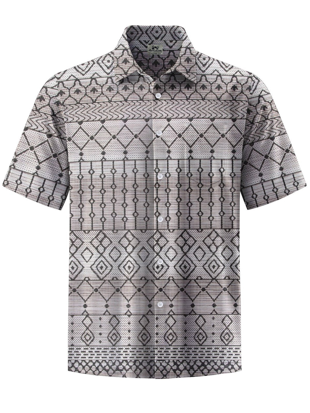 Alohadaddy® Casual Geometric Art Print Pocket Stretch Men&