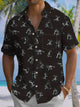 Alohadaddy® Casual Golf Art Print Chest Pocket Men's Short Sleeve Shirts Big & Tall