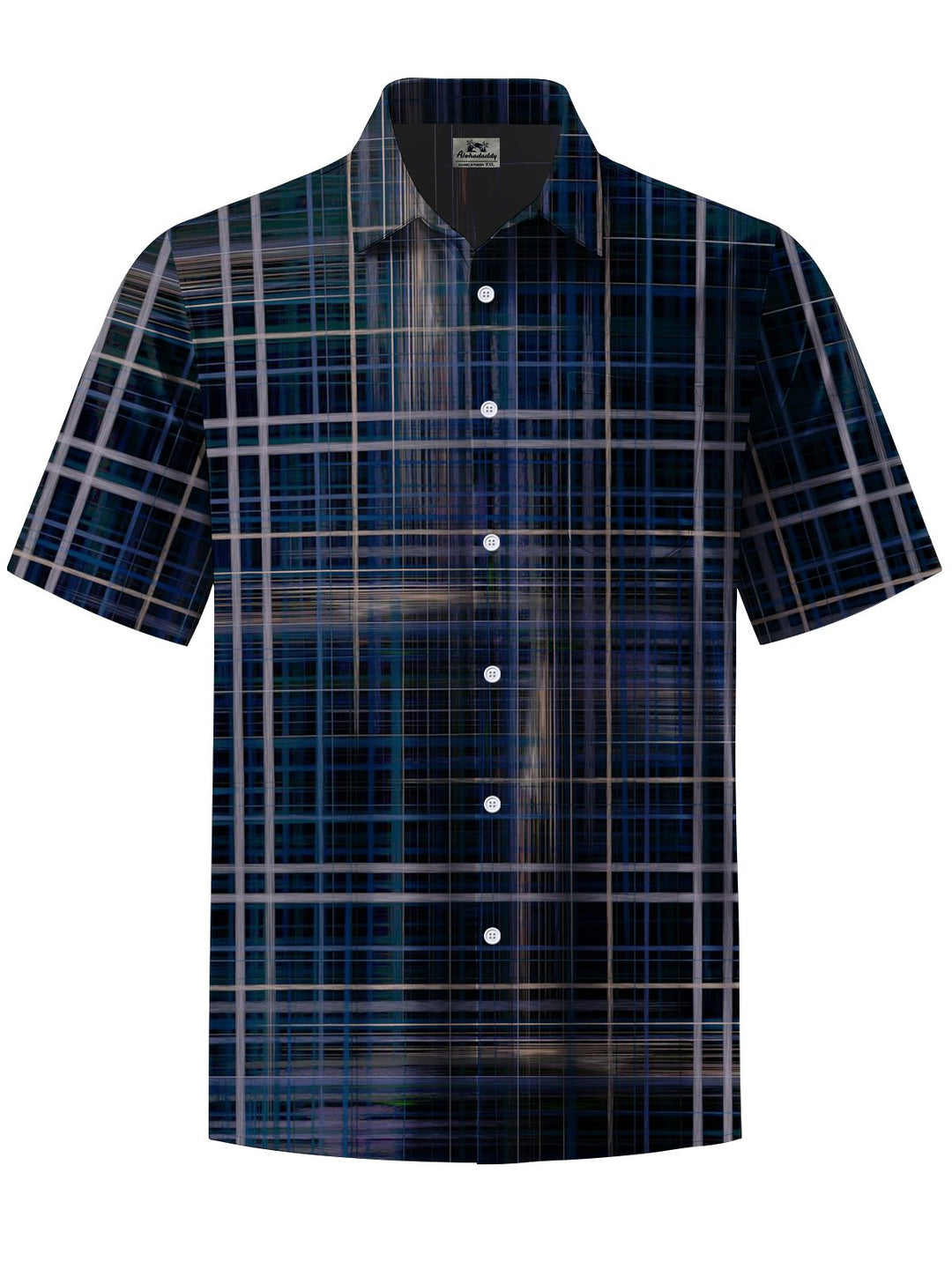 Alohadaddy® Vintage Check Art Print Pocket Stretch Men&