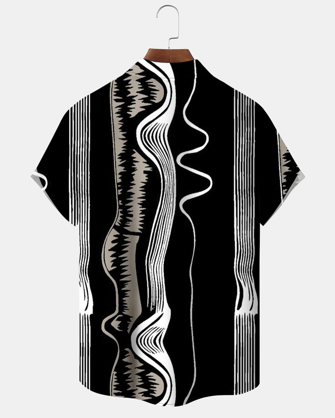 Alohadaddy® Casual Geometric Stripe Print Men&