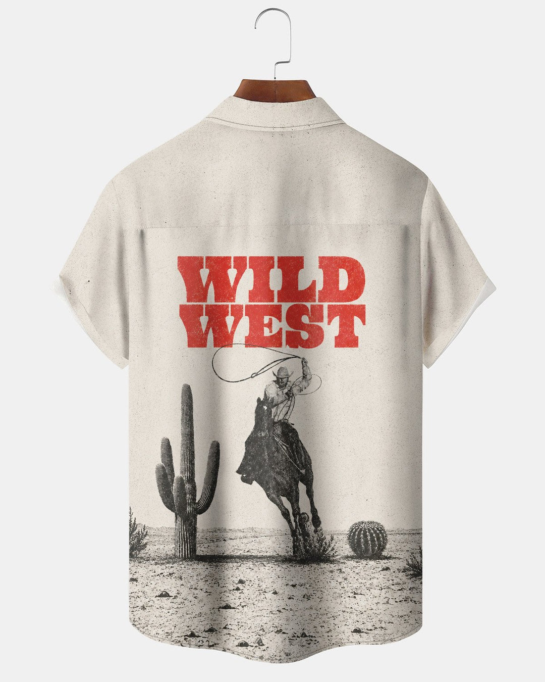 Alohadaddy® Vintage Western Cowboy Print Men&