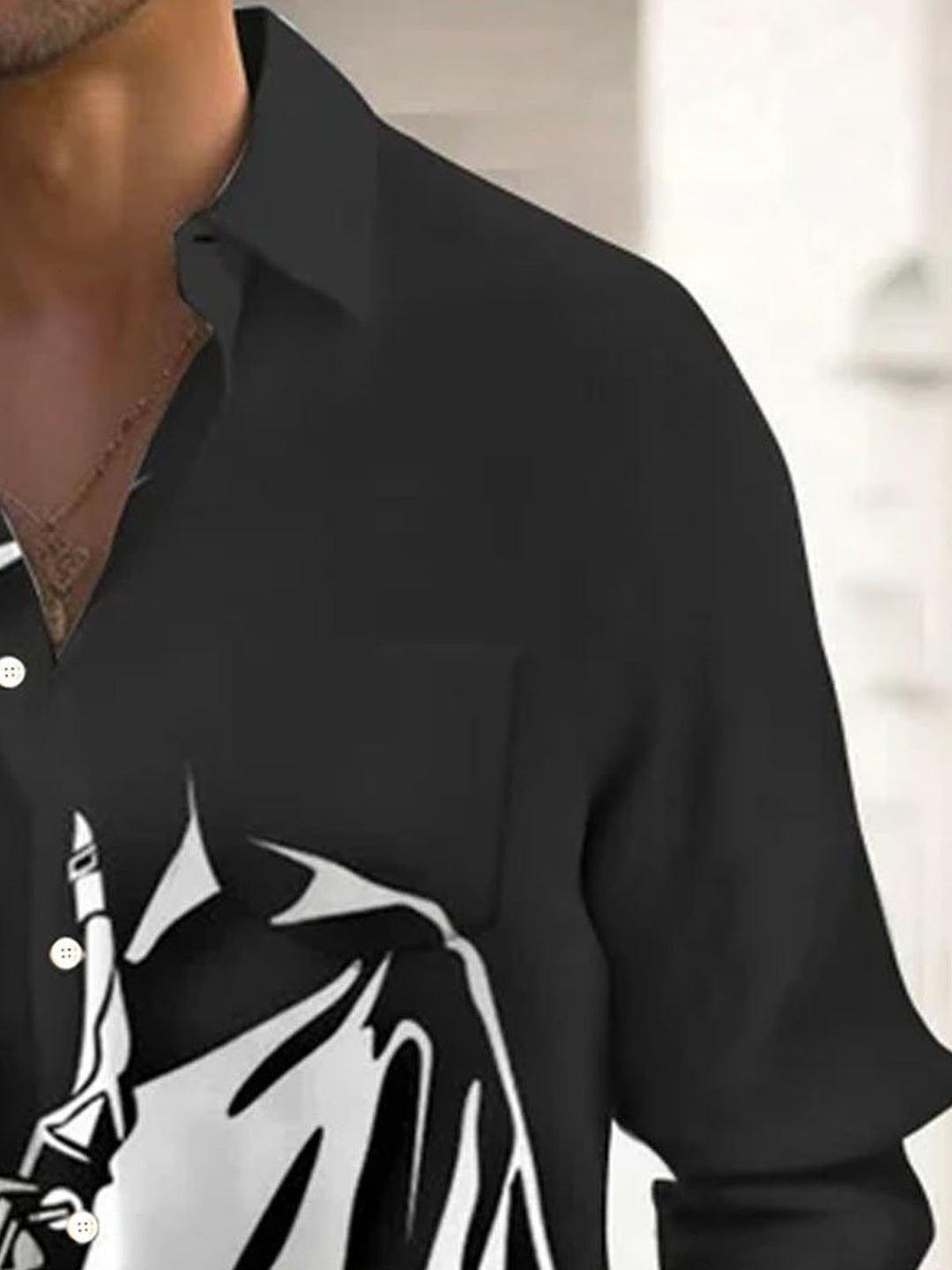 Alohadaddy Retro Music Jazz 3D Digital Print Men&
