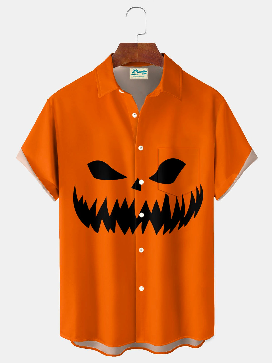 Alohadaddy Retro Halloween Pumpkin 3D Digital Print Men&