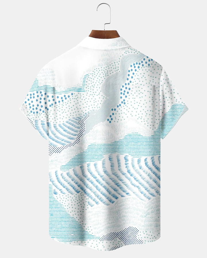 Alohadaddy® Casual Geometric Polka Dot Print Men&