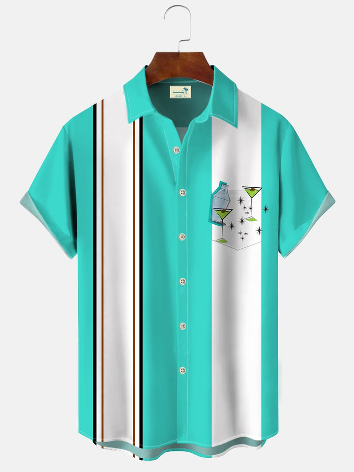 Alohadaddy Vintage Geometric Atomic Print Men&