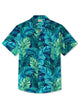 Camisa hawaiana tropical turquesa de talla grande para hombre de Alohadaddy