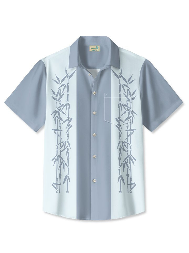 Alohadaddy Vintage Hawaiian Bamboo Vacation Beach Aloha Shirt