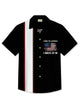 Alohadaddy Vintage American Flag Bowling Shirt