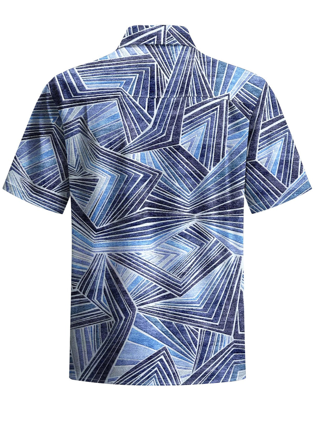 Alohadaddy® Vintage Geometric Art Print Chest Pocket Men&